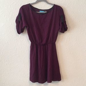WOMENS FALL DRESS Alice + Olivia Silk Plum Purple Dress